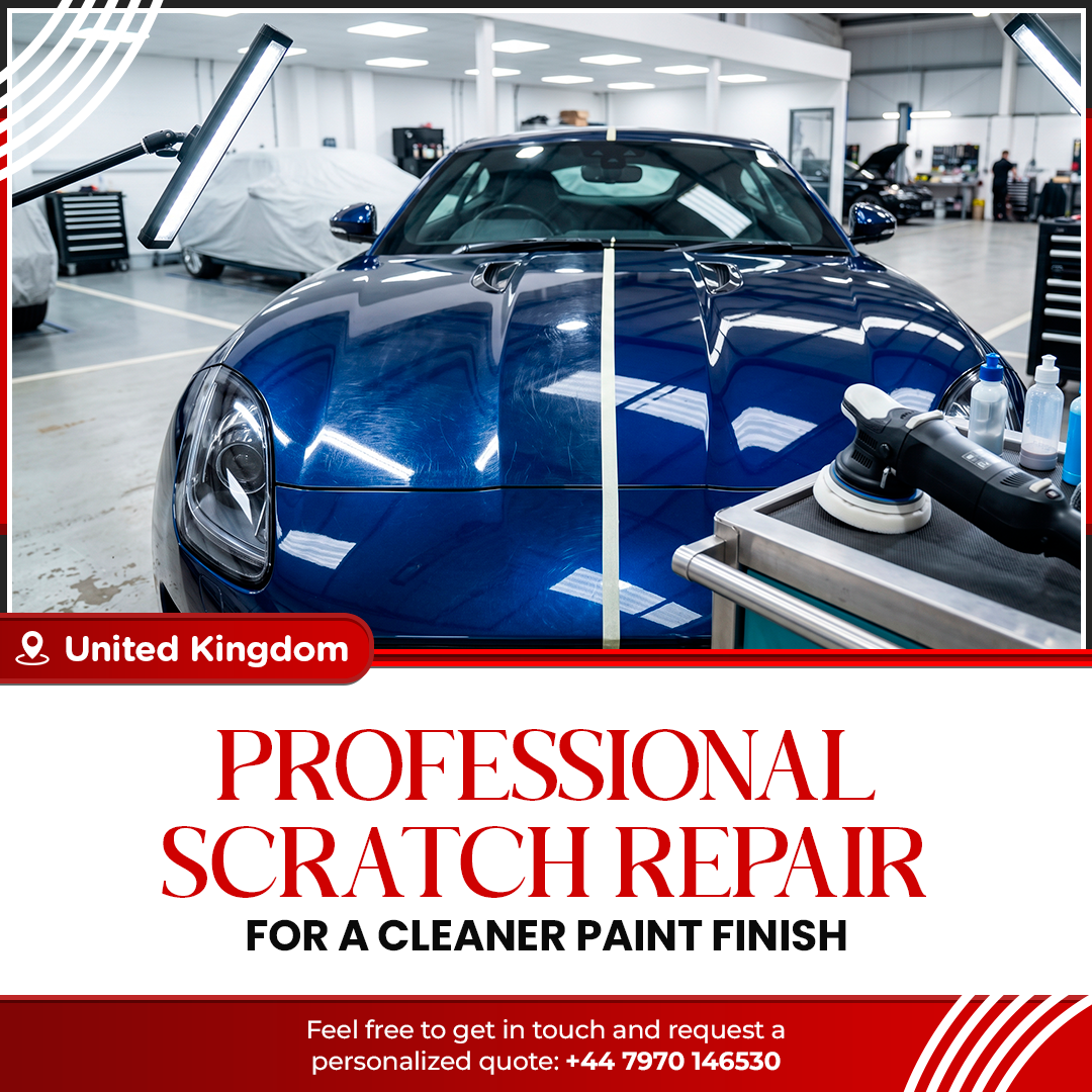 Professional Scratch Repair for a Cleaner Paint Finish