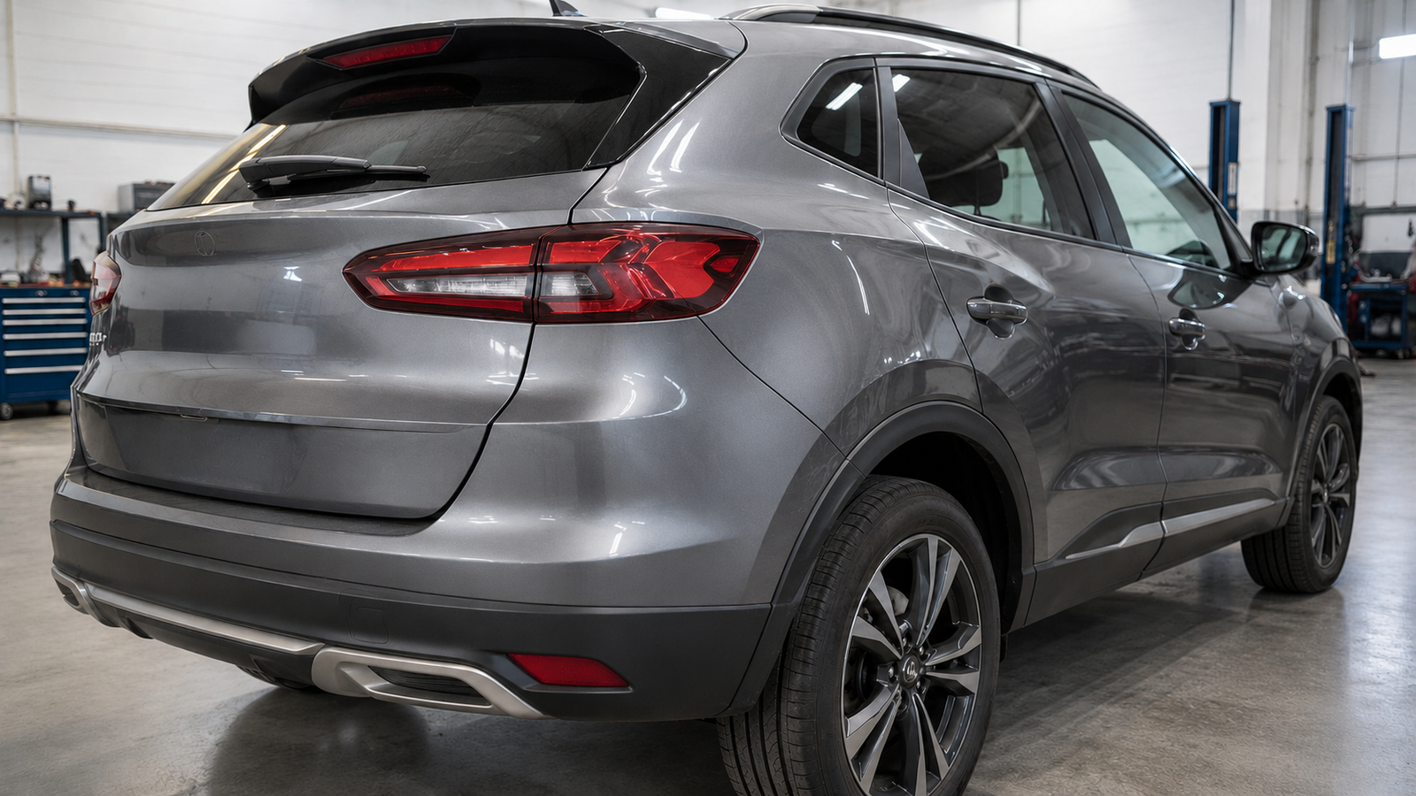 Vehicle bodywork after professional repair